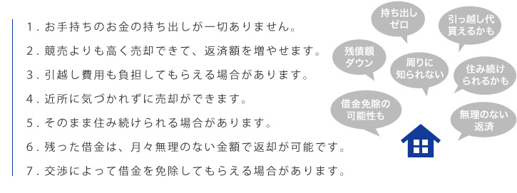 任意売却のメリット